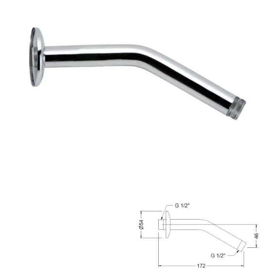 Brazo de Latón para Regadera