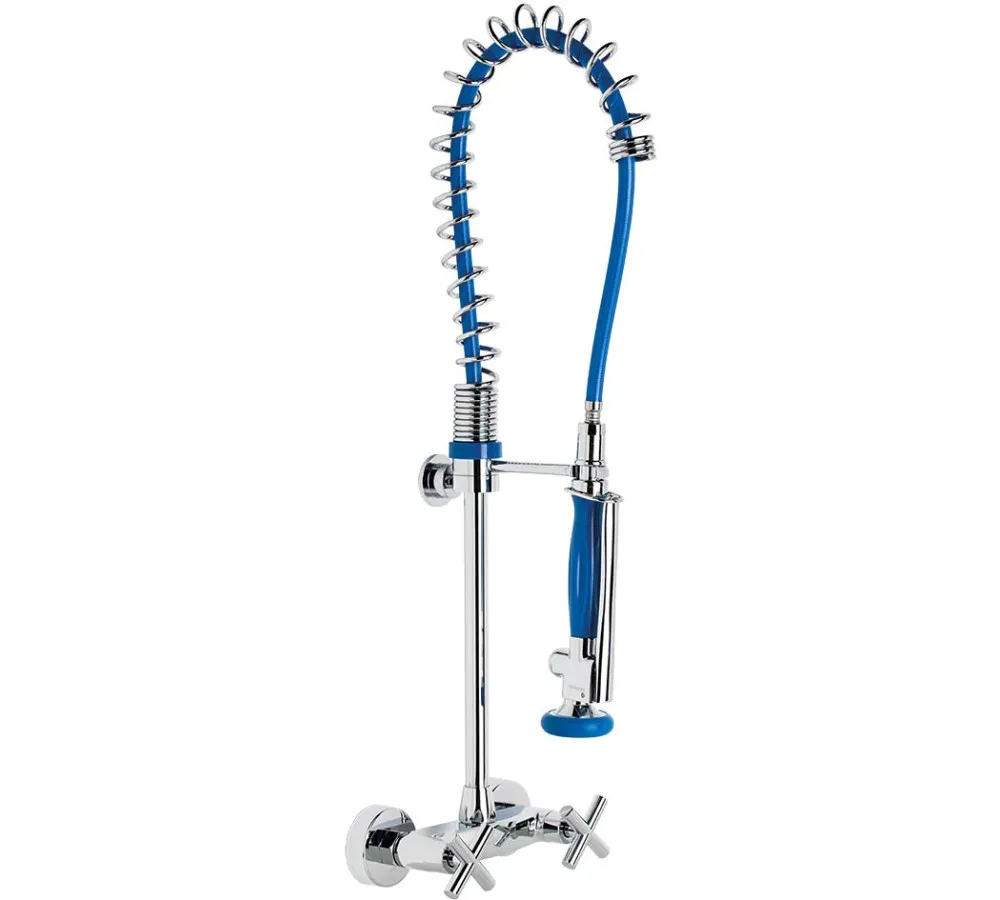 [1808 04] Columna Prelavado con Mezclador Mural